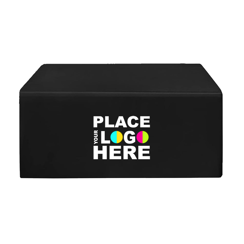 Custom Front Side Logo Print Table Cloth for 6' table - Rectangle shap 2026
