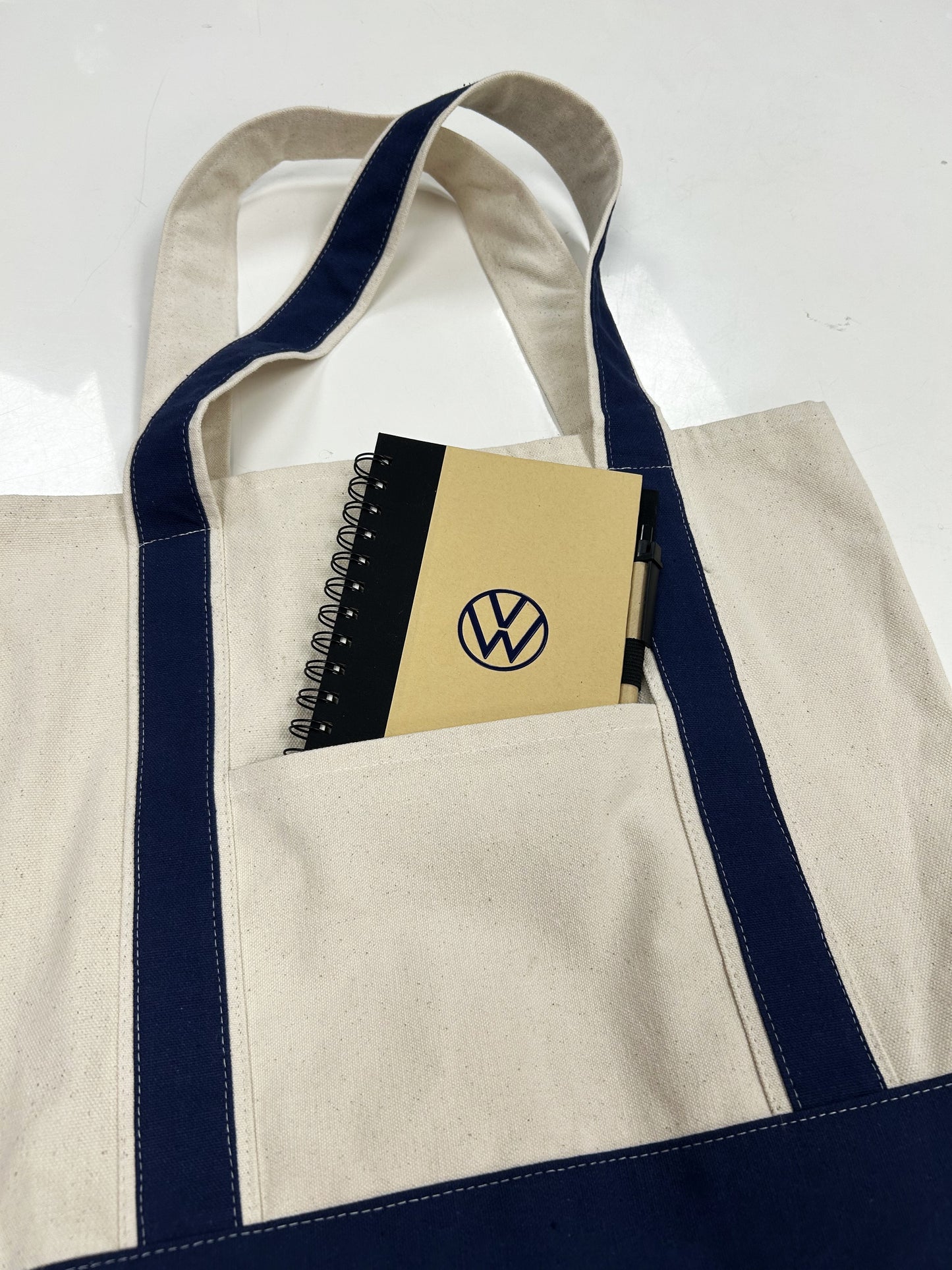 Spiral Bound Notebook & Harvest Pen Set - Custom Logo Printed