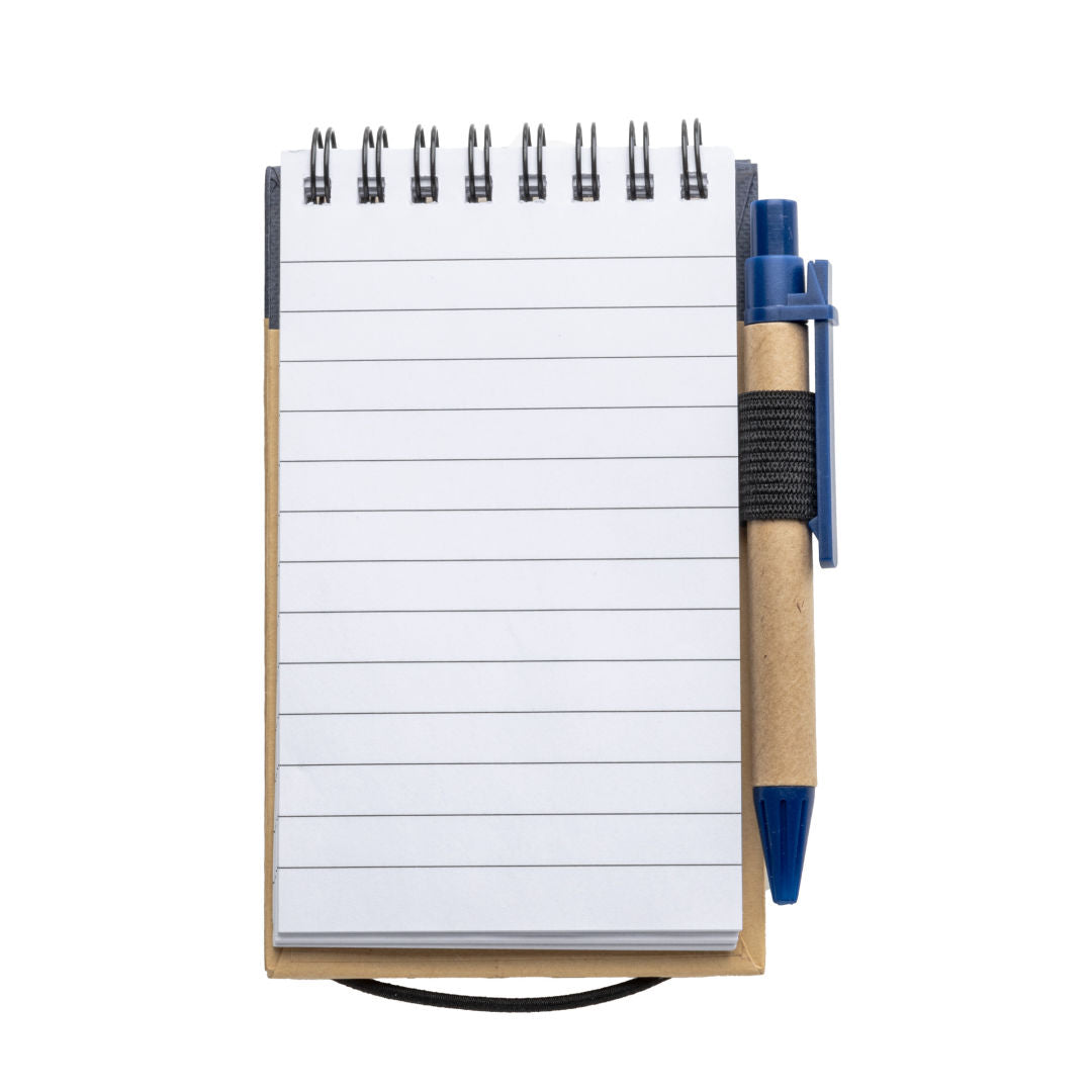 Spiral Bound Notebook & Harvest Pen Set - Custom Logo Printed