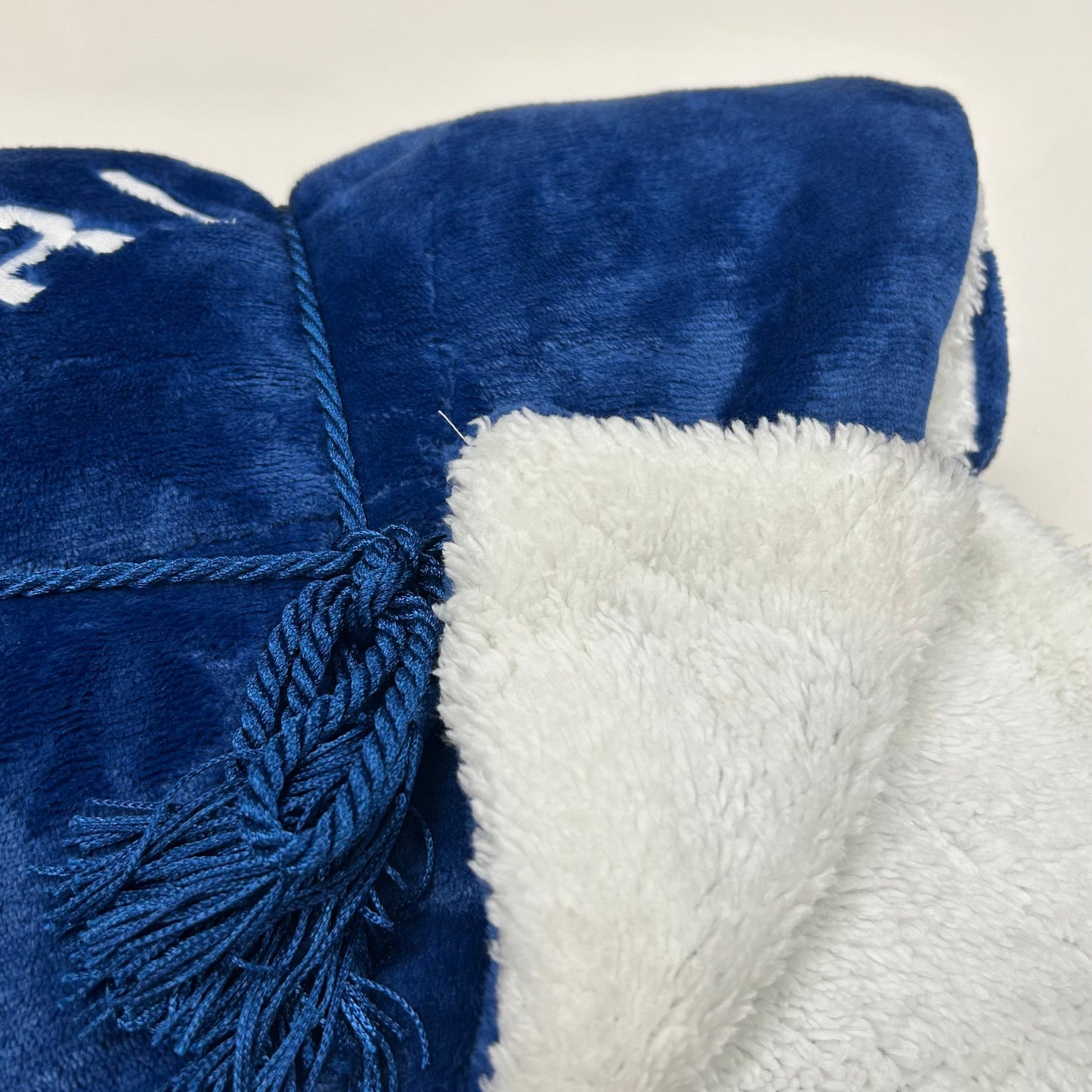 custom blanket, Logo Embroidered