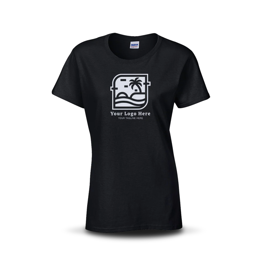 Gildan Ladies' Heavy Cotton T-Shirt G500L - Screen/DTF Printing 2026