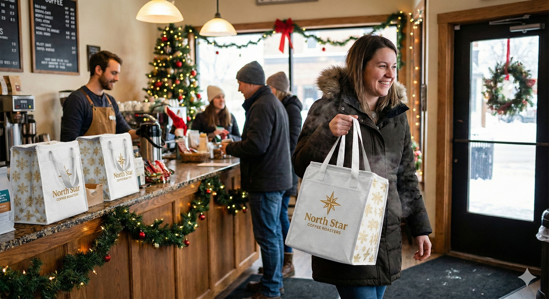 How Custom Thermal Bags Enhance Brand Consistency for Coffee Shops During Seasonal Sales Peaks
