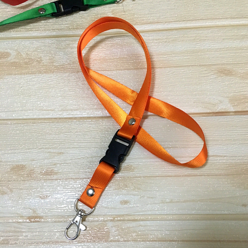 Custom Print Nylon Lanyard with Detachable Buckle