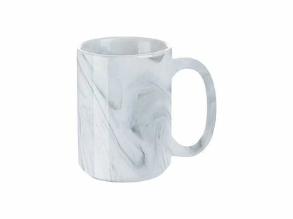 15oz Ceramic Marble Mug - Full Colour Artwork Sublimation Printed 2026