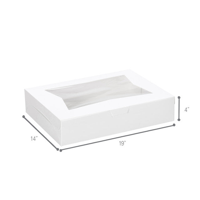 White Window Bakery Boxes (Various Sizes)