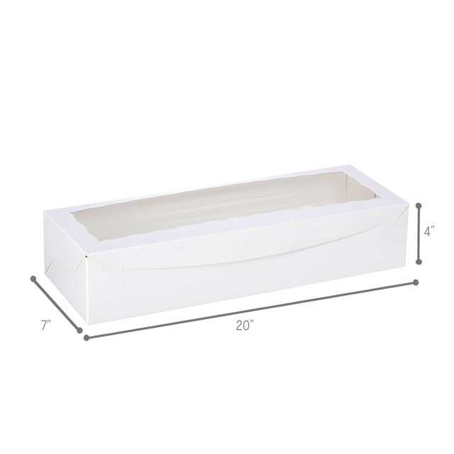 White Window Bakery Boxes (Various Sizes)