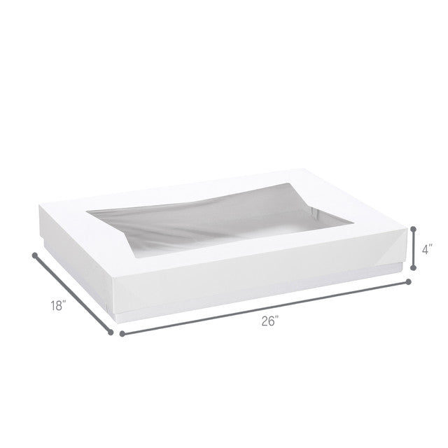 White Window Bakery Boxes (Various Sizes)