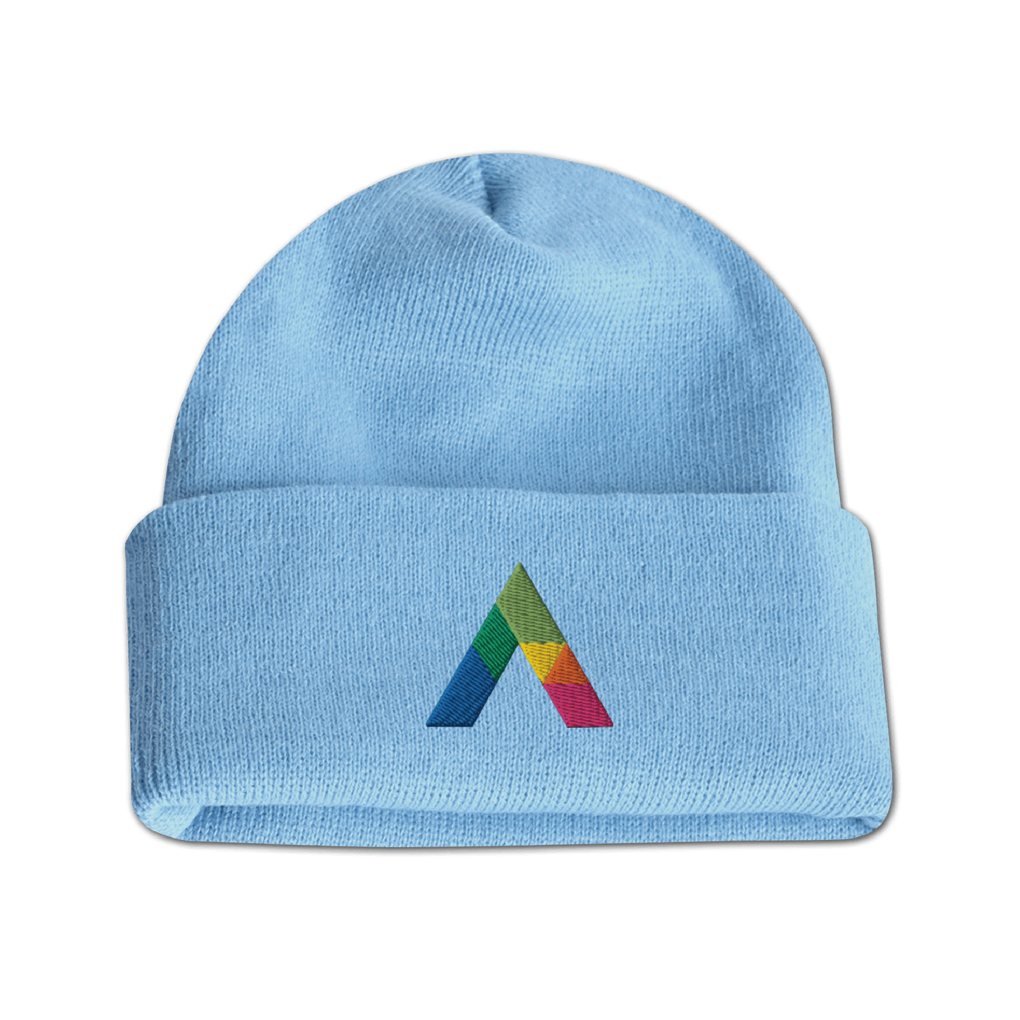 Acrylic Roll Up Knit Toque Beanie - Logo Embroidered