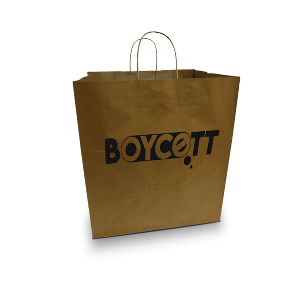 Large Paper Bags - Take Out Size 200pcs per Box - 14"W x 10"D x 15.5"H