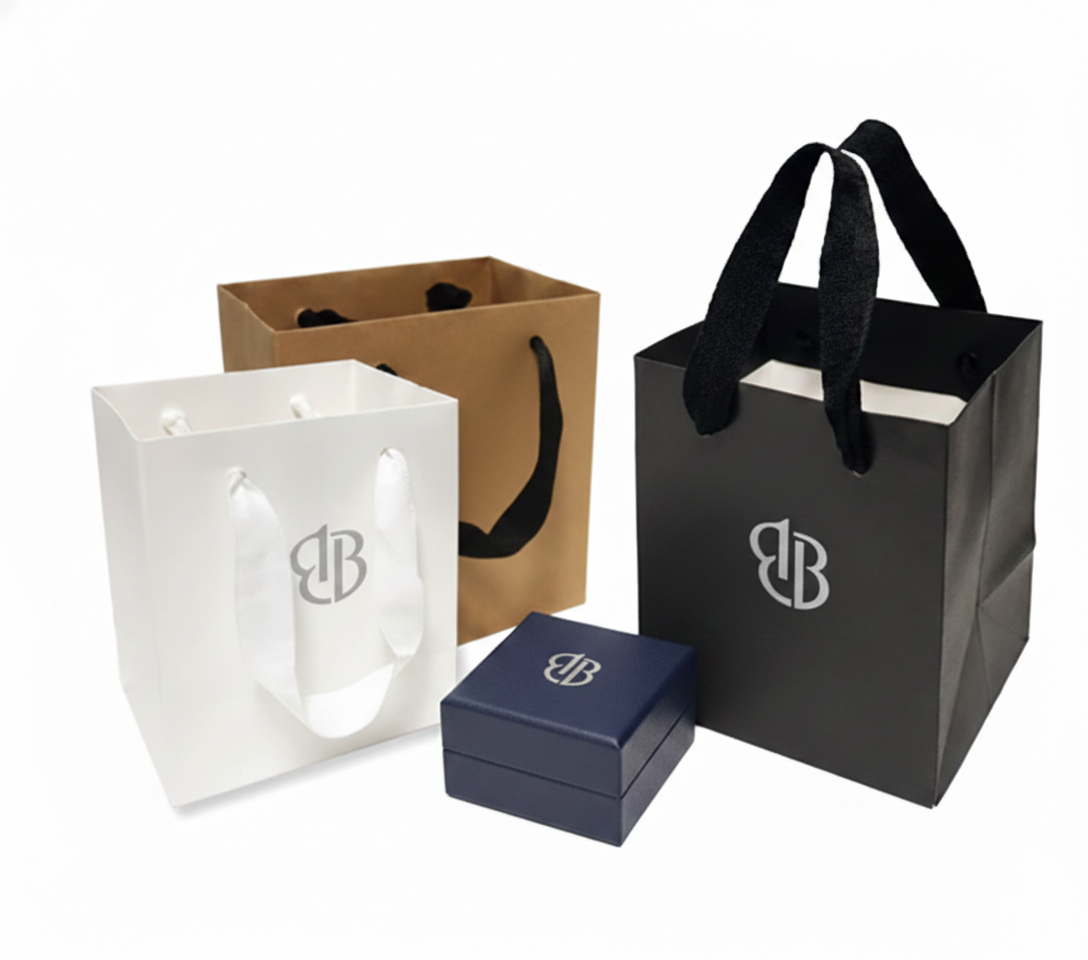 Heavy Weight Paper Bags Manhattan Style 200gsm (XS) 5"W x 4"D x 6"H