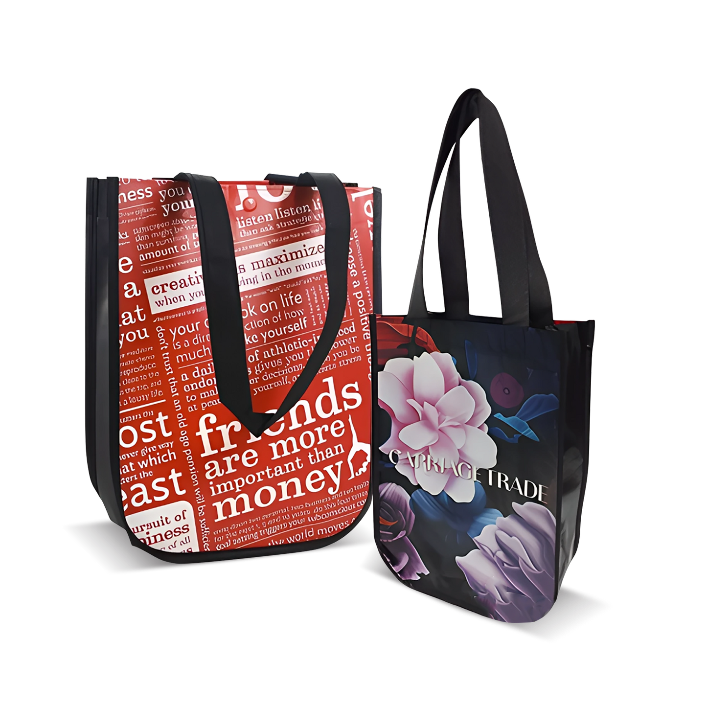 Laminated Non-woven Bags with Curved Bottom