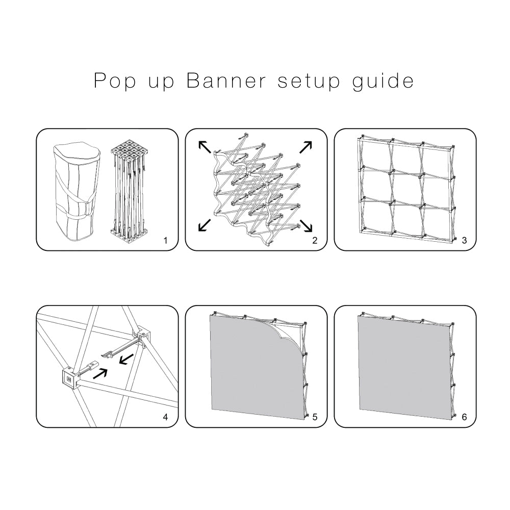 Telescopic Banner Backdrop | Custom Media Wall