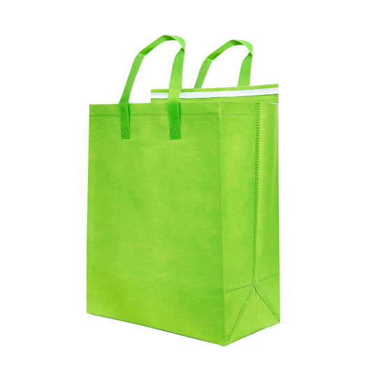 Thermal Bags for Food Delivery (Blank) - Bulk 250pcs per Box - 10"W x 6.5"D x 12.5"H