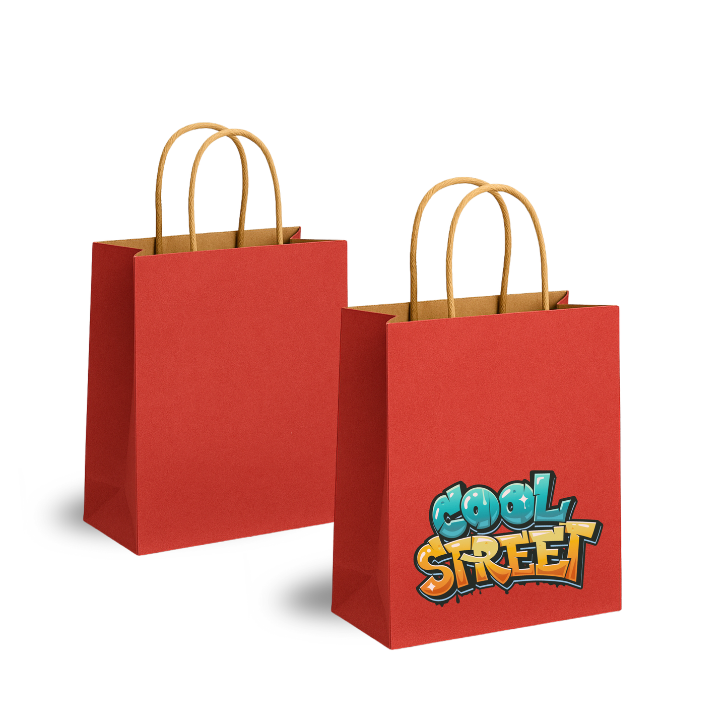 Bulk Colour Paper Bags – 8"x4"x10" (250pcs per Box)
