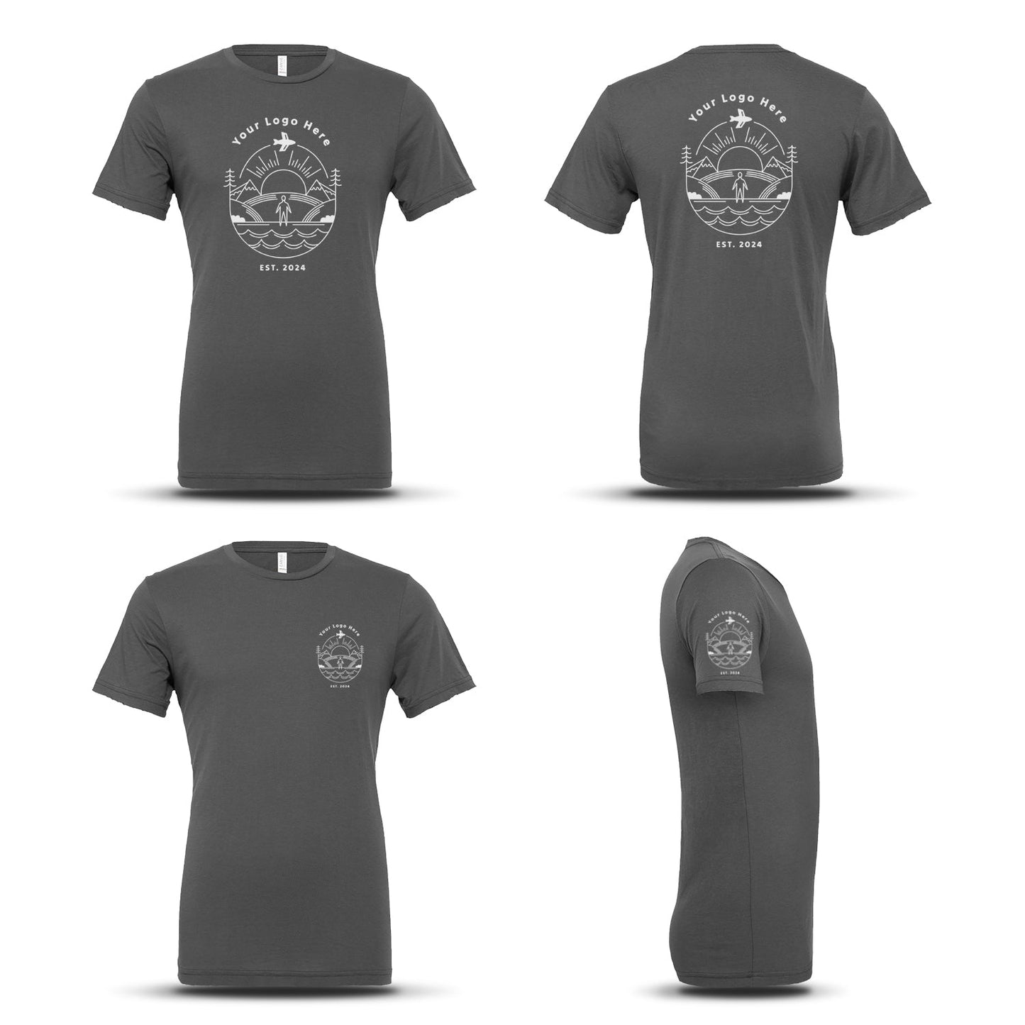 Bella + Canvas Adult Unisex Jersey T-shirt 3001C - Screen/DTF Printing 2026