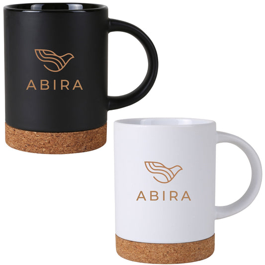 Caspian Ceramic Cork Mug 400 Ml. (13.5 Fl. Oz.) - Single Color or Full 2026