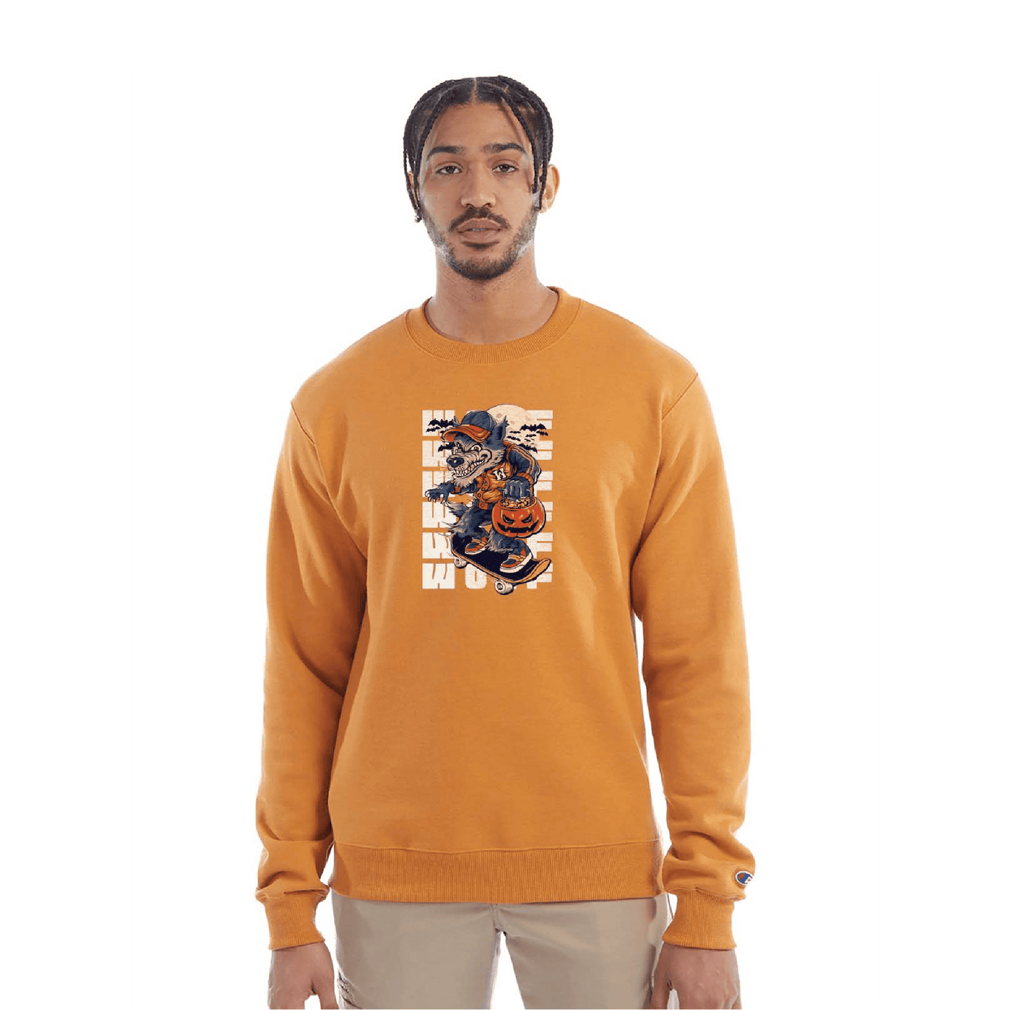 Champion Adult Powerblend® Crewneck Sweatshirt S600 - Screen/DTF Print 2026
