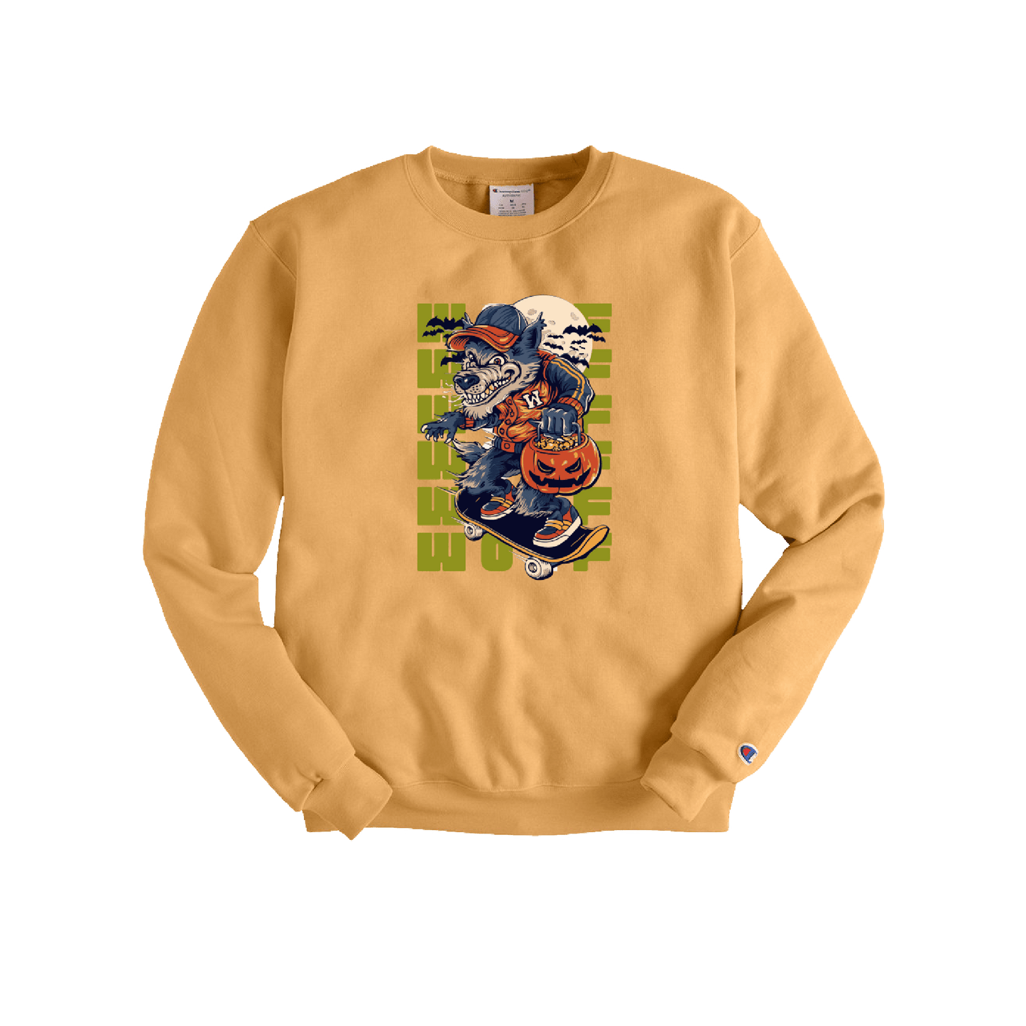 Champion Adult Powerblend® Crewneck Sweatshirt S600 - Screen/DTF Print 2026