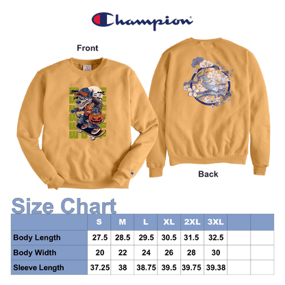 Champion Adult Powerblend® Crewneck Sweatshirt S600 - Screen/DTF Print 2026