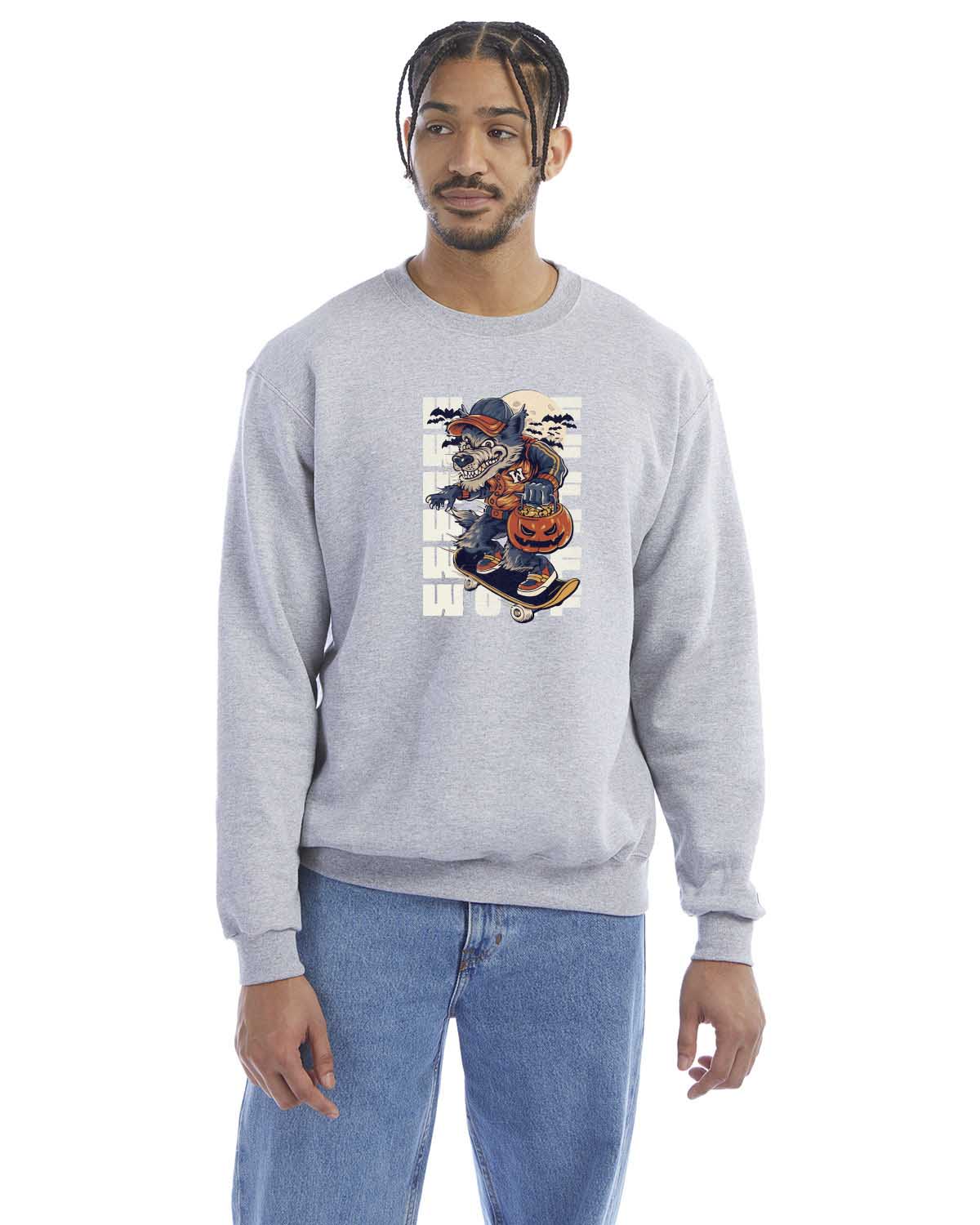 Champion Adult Powerblend® Crewneck Sweatshirt S600 - Screen/DTF Print 2026
