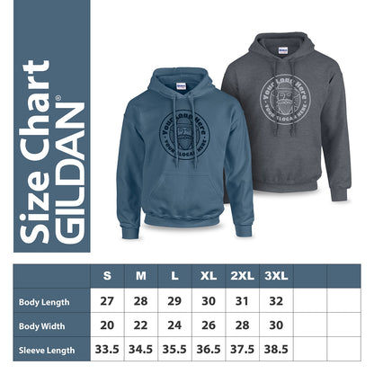 Gildan Adult Heavy Blend 8oz Hoodie G185 - Screen/DTF Printing 2026