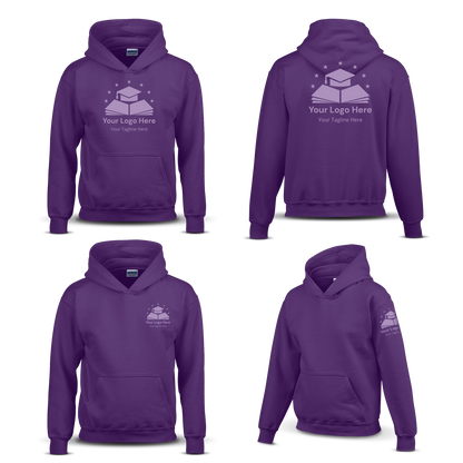 Gildan Youth Heavy Blend Hooded Sweatshirt G185B - Screen/DTF Printing