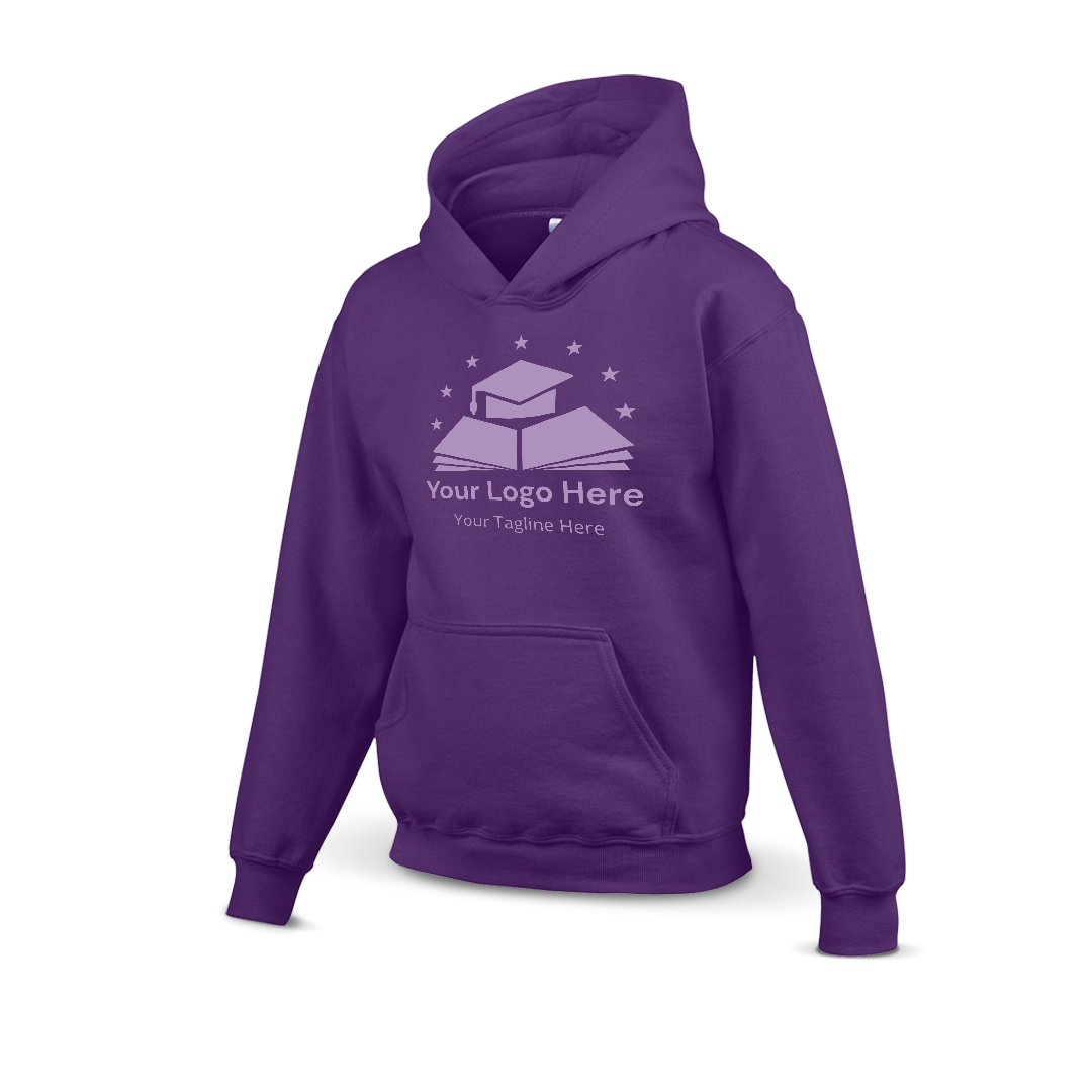 Gildan Youth Heavy Blend Hooded Sweatshirt G185B - Screen/DTF Printing