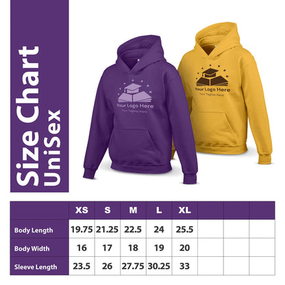 Gildan Youth Heavy Blend Hooded Sweatshirt G185B - Screen/DTF Printing