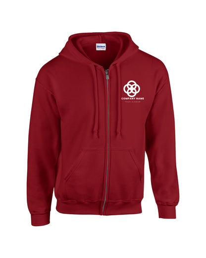 Gildan Adult Heavy Blend™ Full-Zip Hooded Sweatshirt G186 - Screen/DTF 2026