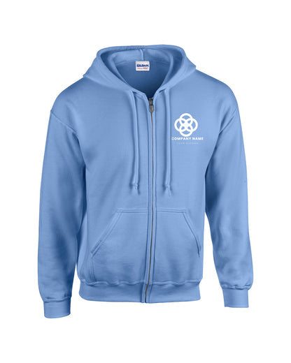 Gildan Adult Heavy Blend™ Full-Zip Hooded Sweatshirt G186 - Screen/DTF 2026