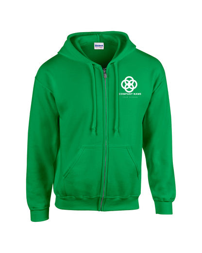 Gildan Adult Heavy Blend™ Full-Zip Hooded Sweatshirt G186 - Screen/DTF 2026