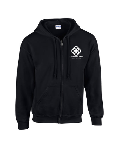 Gildan Adult Heavy Blend™ Full-Zip Hooded Sweatshirt G186 - Screen/DTF 2026