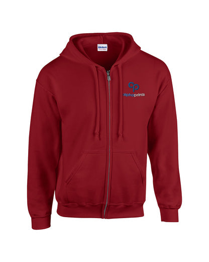 Gildan Adult Heavy Blend™ Full-Zip Hooded Sweatshirt G186 - Embroidere 2026