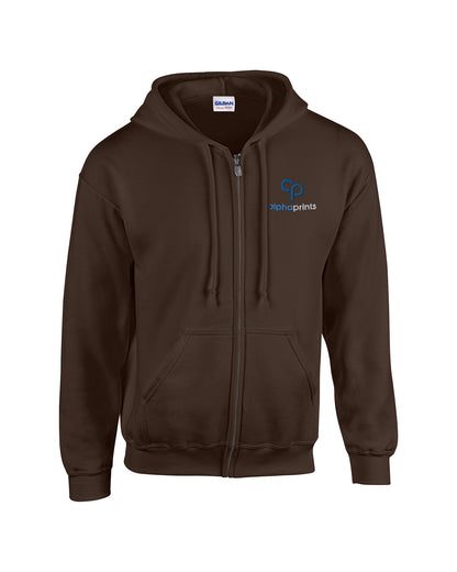 Gildan Adult Heavy Blend™ Full-Zip Hooded Sweatshirt G186 - Embroidere 2026