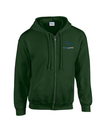 Gildan Adult Heavy Blend™ Full-Zip Hooded Sweatshirt G186 - Embroidere 2026