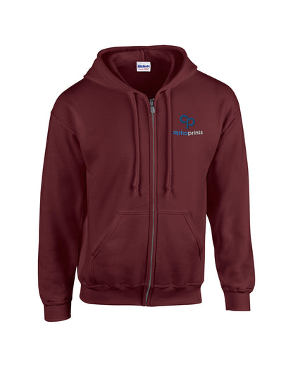 Gildan Adult Heavy Blend™ Full-Zip Hooded Sweatshirt G186 - Embroidere 2026