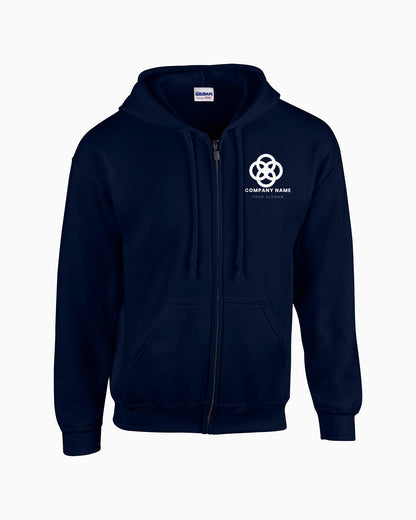 Gildan Adult Heavy Blend™ Full-Zip Hooded Sweatshirt G186 - Screen/DTF 2026