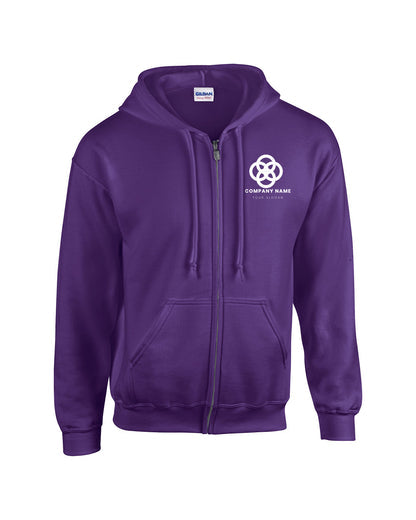 Gildan Adult Heavy Blend™ Full-Zip Hooded Sweatshirt G186 - Screen/DTF 2026