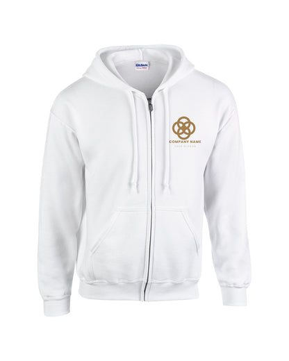 Gildan Adult Heavy Blend™ Full-Zip Hooded Sweatshirt G186 - Screen/DTF 2026