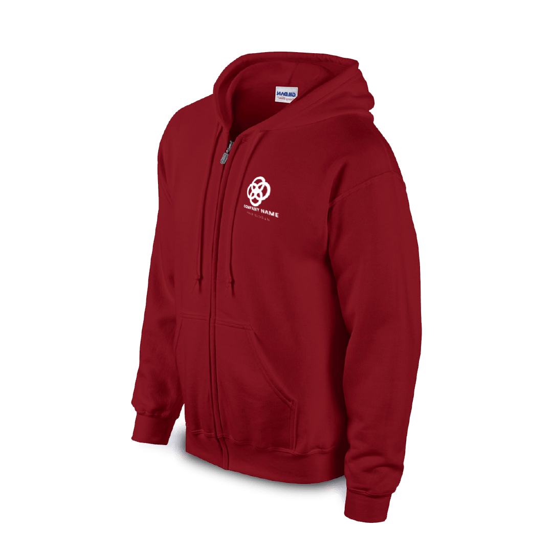 Gildan Adult Heavy Blend™ Full-Zip Hooded Sweatshirt G186 - Screen/DTF 2026