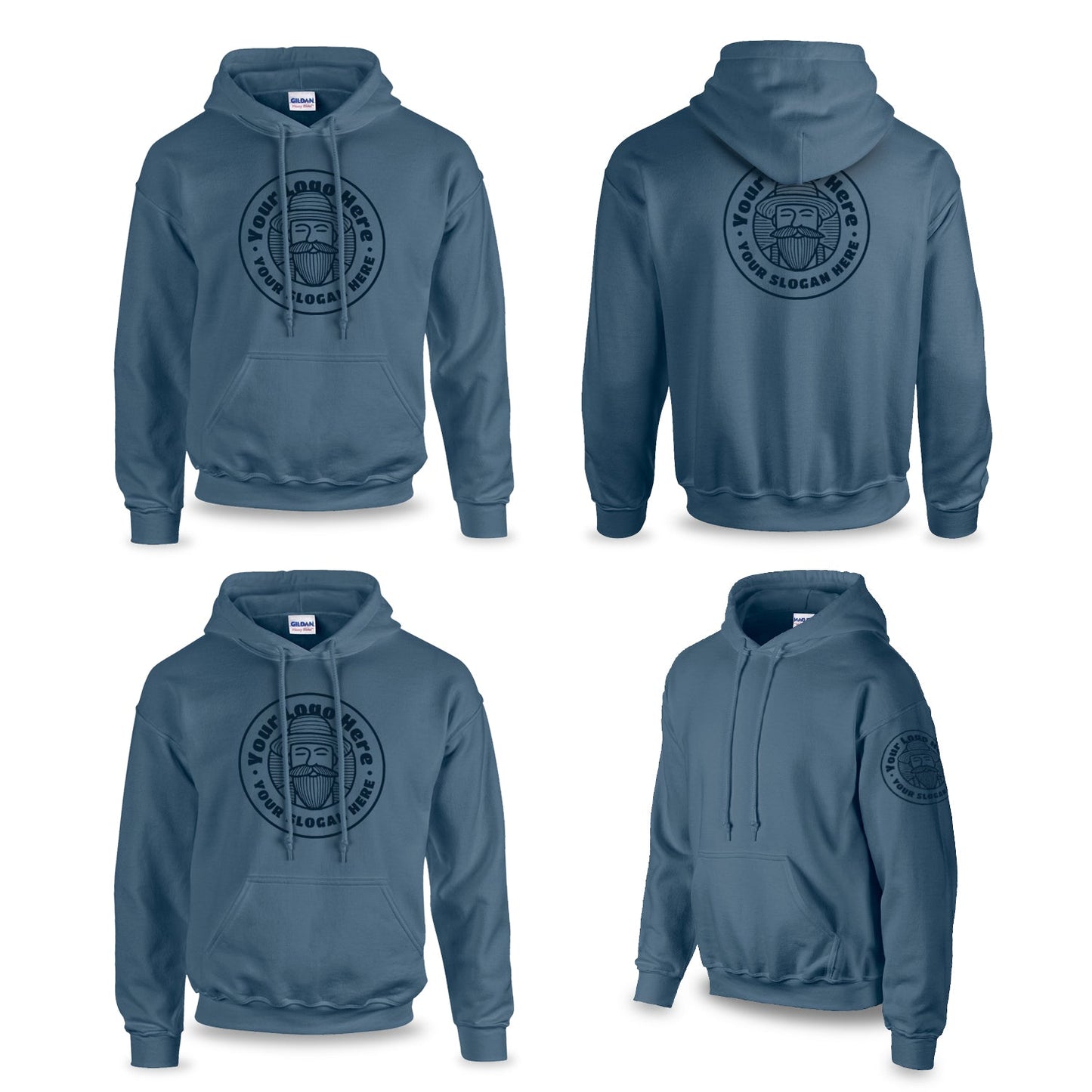 Gildan Adult Heavy Blend 8oz Hoodie G185 - Screen/DTF Printing 2026