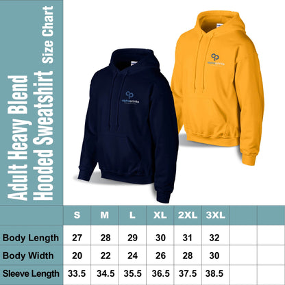 Gildan Adult Heavy Blend 8oz Hoodie G185 - Embroidered 2026