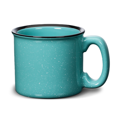Granite-Style Finish Savannah Ceramic Mug 15oz - Single Color or Deep 2026