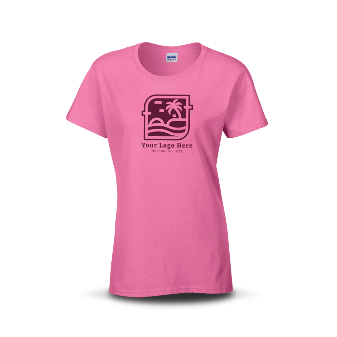 Gildan Ladies' Heavy Cotton T-Shirt G500L - Screen/DTF Printing 2026