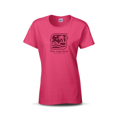 Gildan Ladies' Heavy Cotton T-Shirt G500L - Screen/DTF Printing 2026