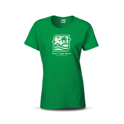 Gildan Ladies' Heavy Cotton T-Shirt G500L - Screen/DTF Printing 2026