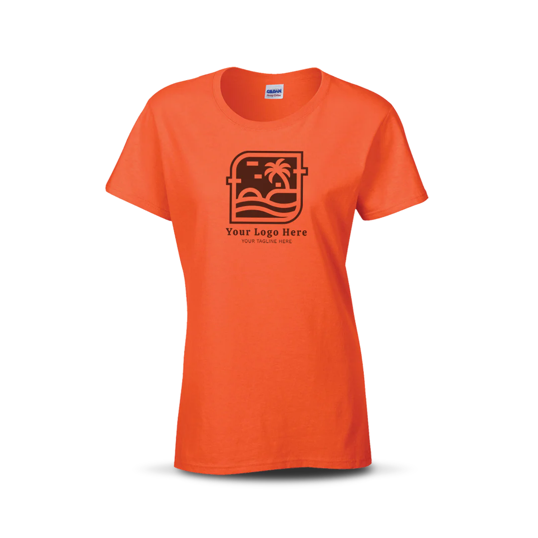 Gildan Ladies' Heavy Cotton T-Shirt G500L - Screen/DTF Printing 2026