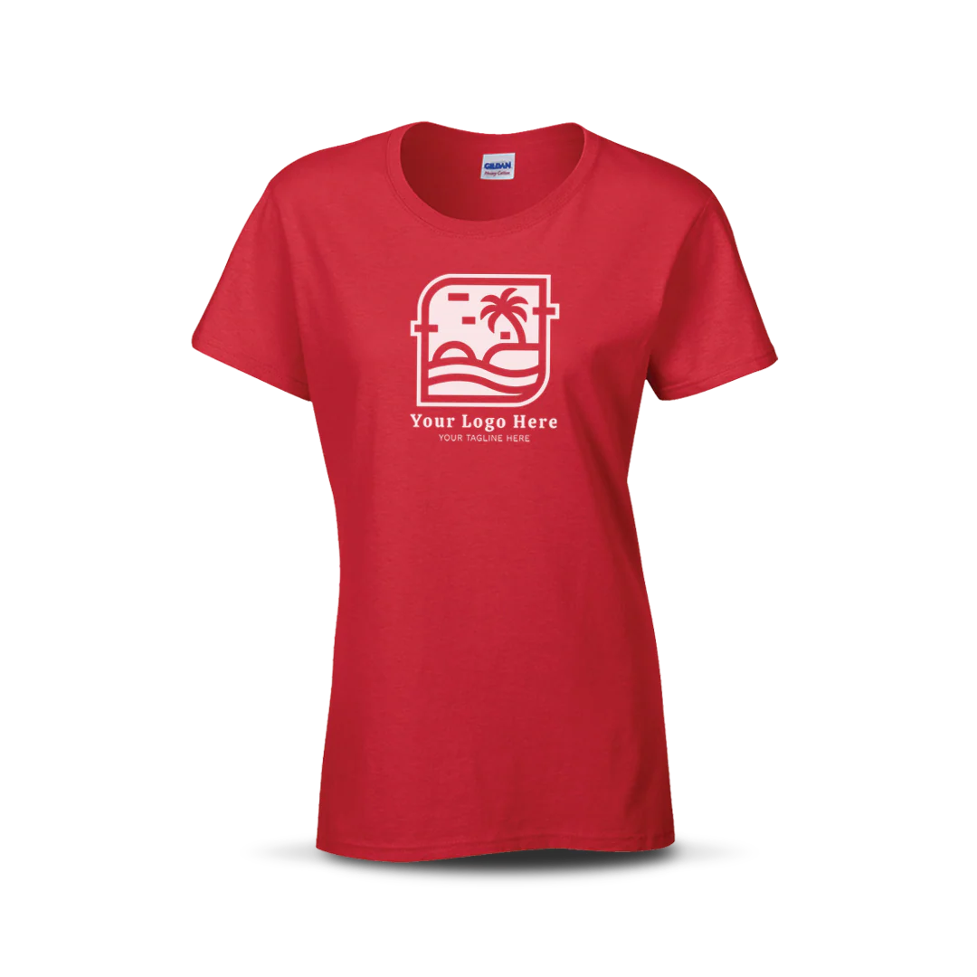 Gildan Ladies' Heavy Cotton T-Shirt G500L - Screen/DTF Printing 2026