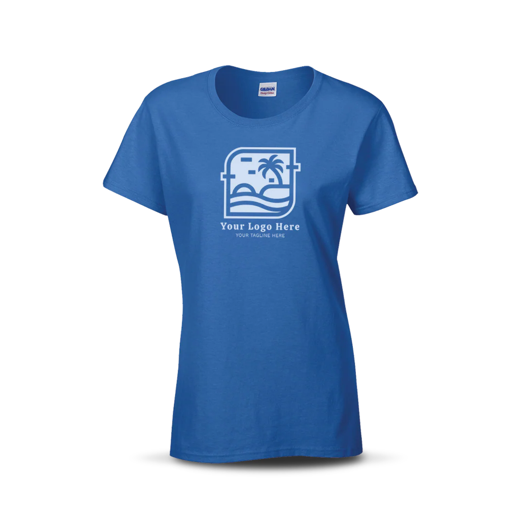 Gildan Ladies' Heavy Cotton T-Shirt G500L - Screen/DTF Printing 2026