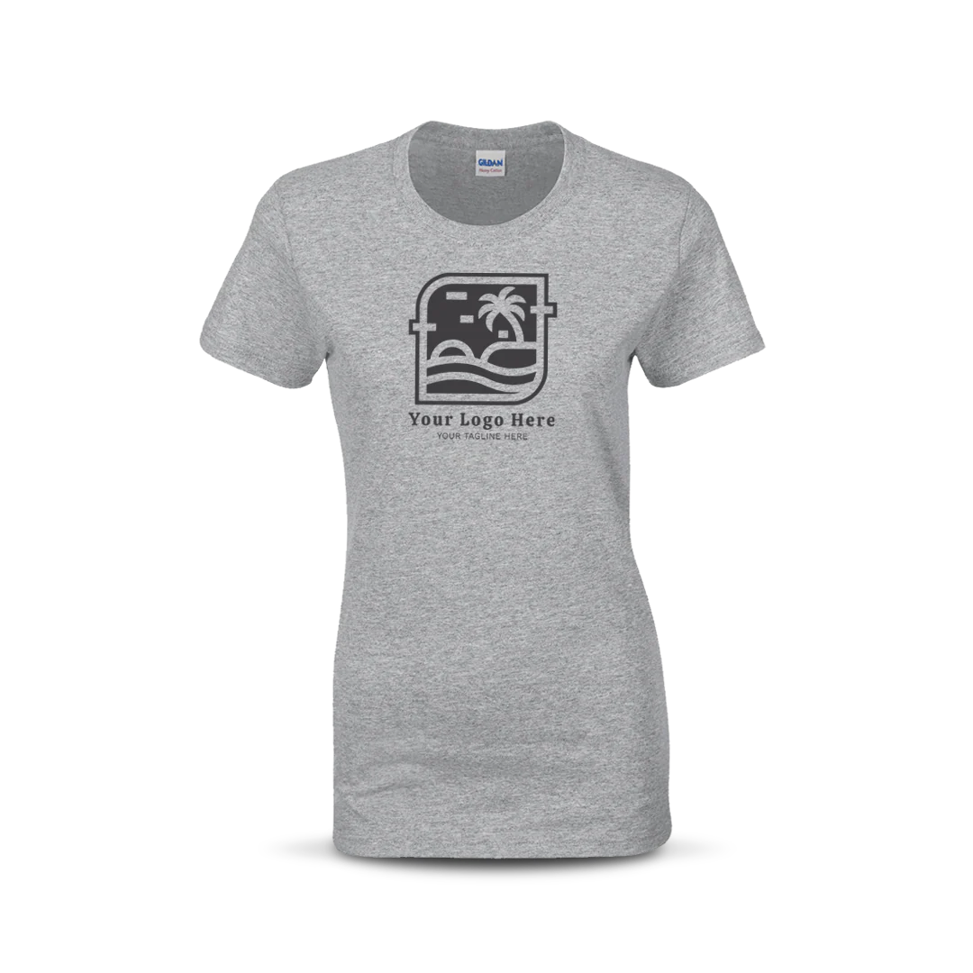 Gildan Ladies' Heavy Cotton T-Shirt G500L - Screen/DTF Printing 2026
